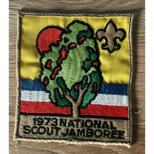 VTg National Scout Jamboree‎ Patch 1973 BSA Embroidered Boys Scouts Cloth